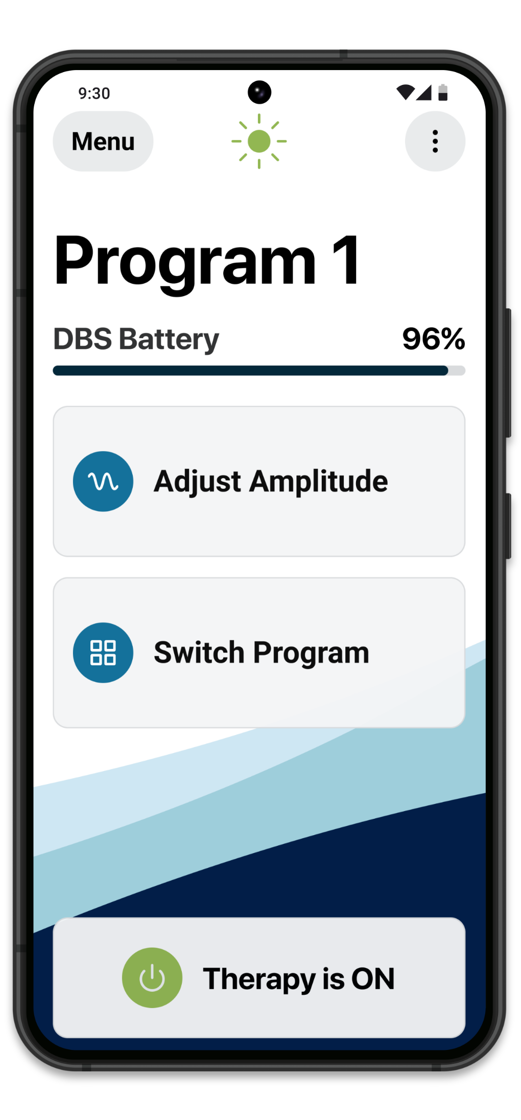 DBS remote control.