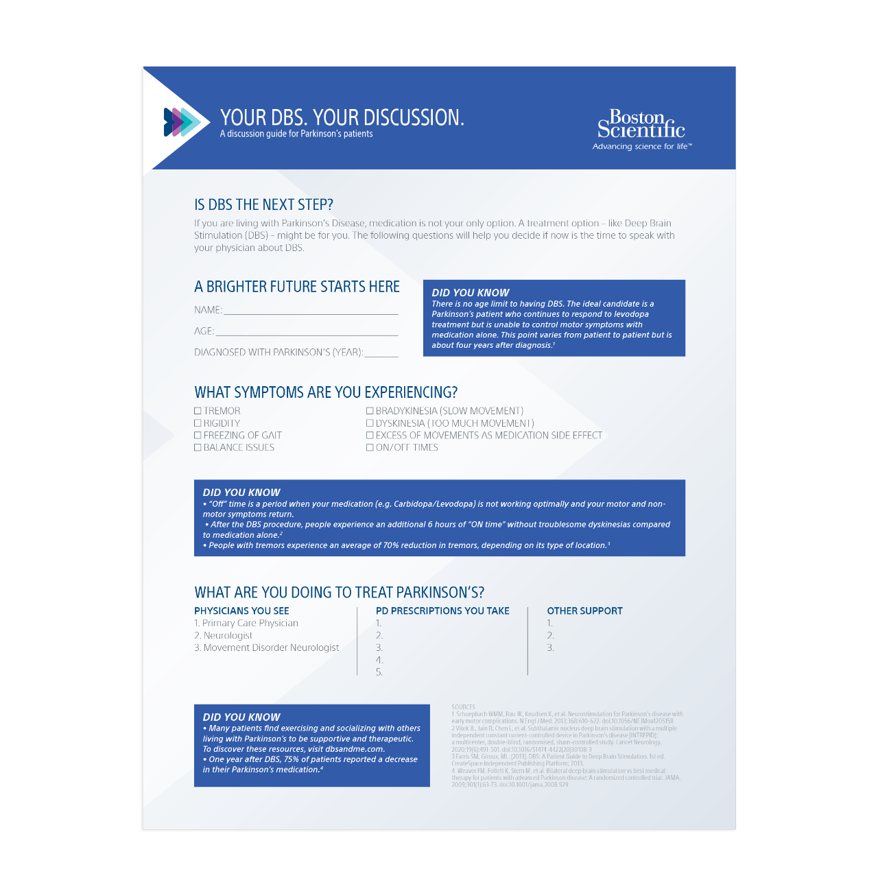 Boston Scientific DBS Discussion Guide